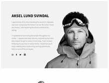 Tablet Screenshot of aksellundsvindal.com